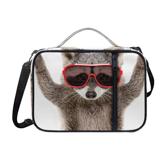 Funny Raccoon Print Shoulder Strap Bible Bag