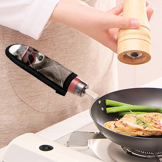 Funny Raccoon Print Skillet Handle Cover