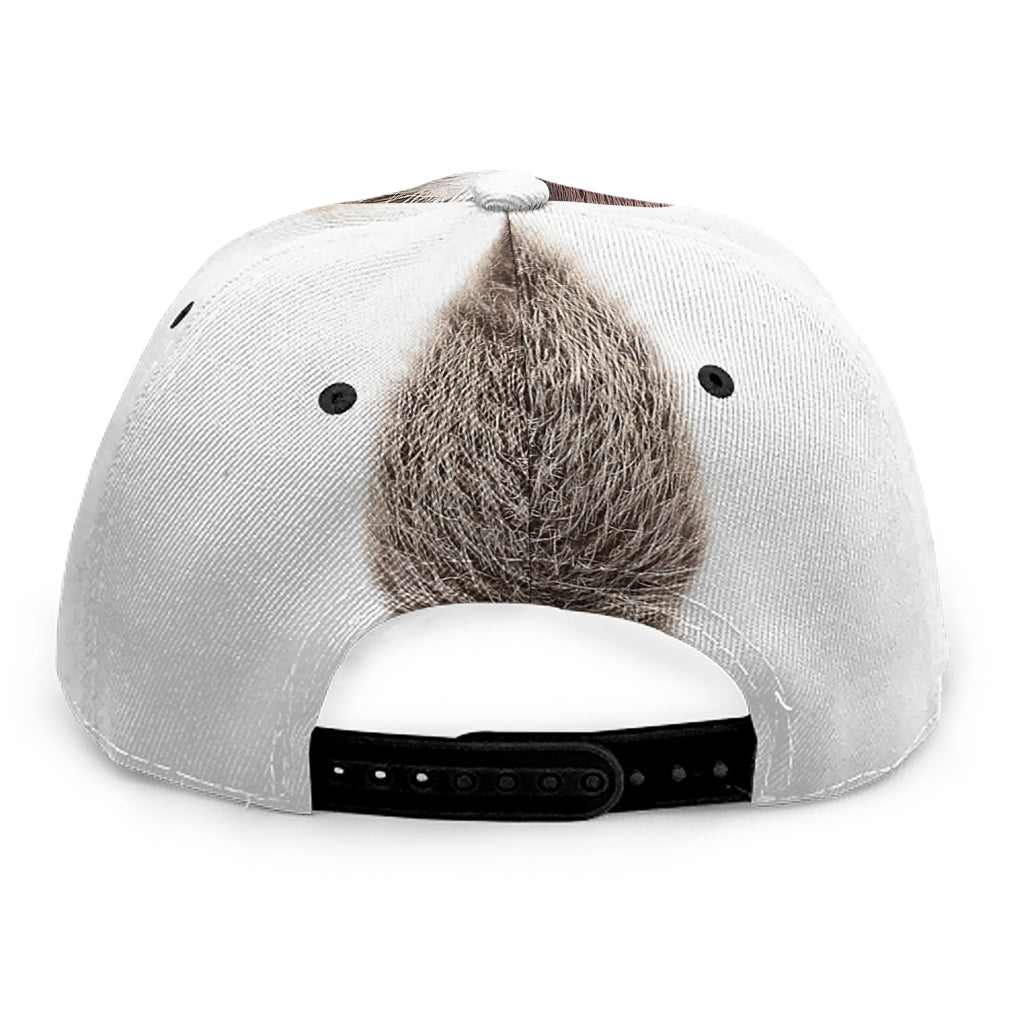 Funny Raccoon Print Snapback Cap