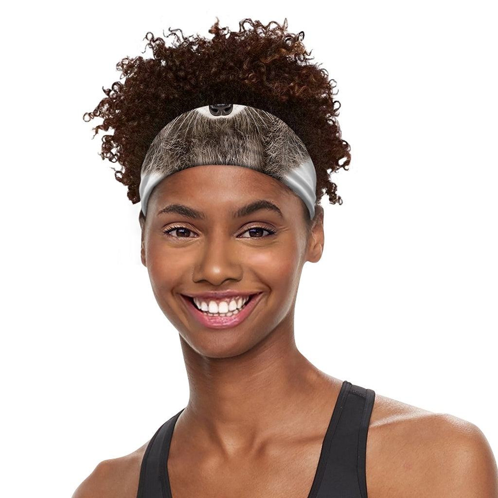 Funny Raccoon Print Sports Headband