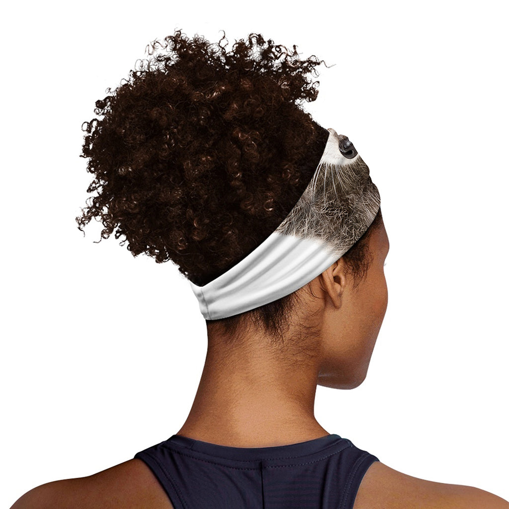 Funny Raccoon Print Sports Headband