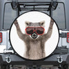 Funny Raccoon Print Tire Cover With Camera Hole