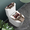 Funny Raccoon Print Toilet Lid And Tank Cover Set
