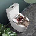 Funny Raccoon Print Toilet Lid Cover