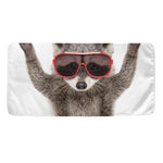 Funny Raccoon Print Towel