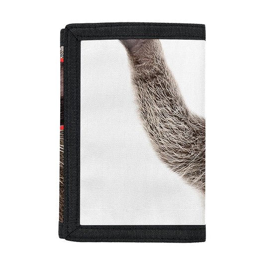Funny Raccoon Print Trifold Wallet