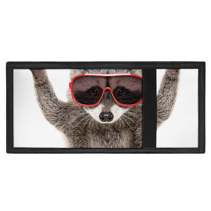 Funny Raccoon Print Trifold Wallet