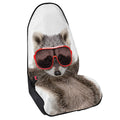 Funny Raccoon Print Waterproof Car Seat Cover