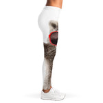 Funny Raccoon Print Women's Leggings