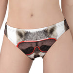 Funny Raccoon Print Women's Panties