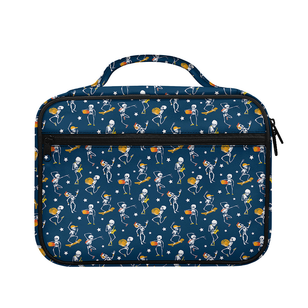 Funny Skeleton Party Pattern Print Briefcase Bible Bag