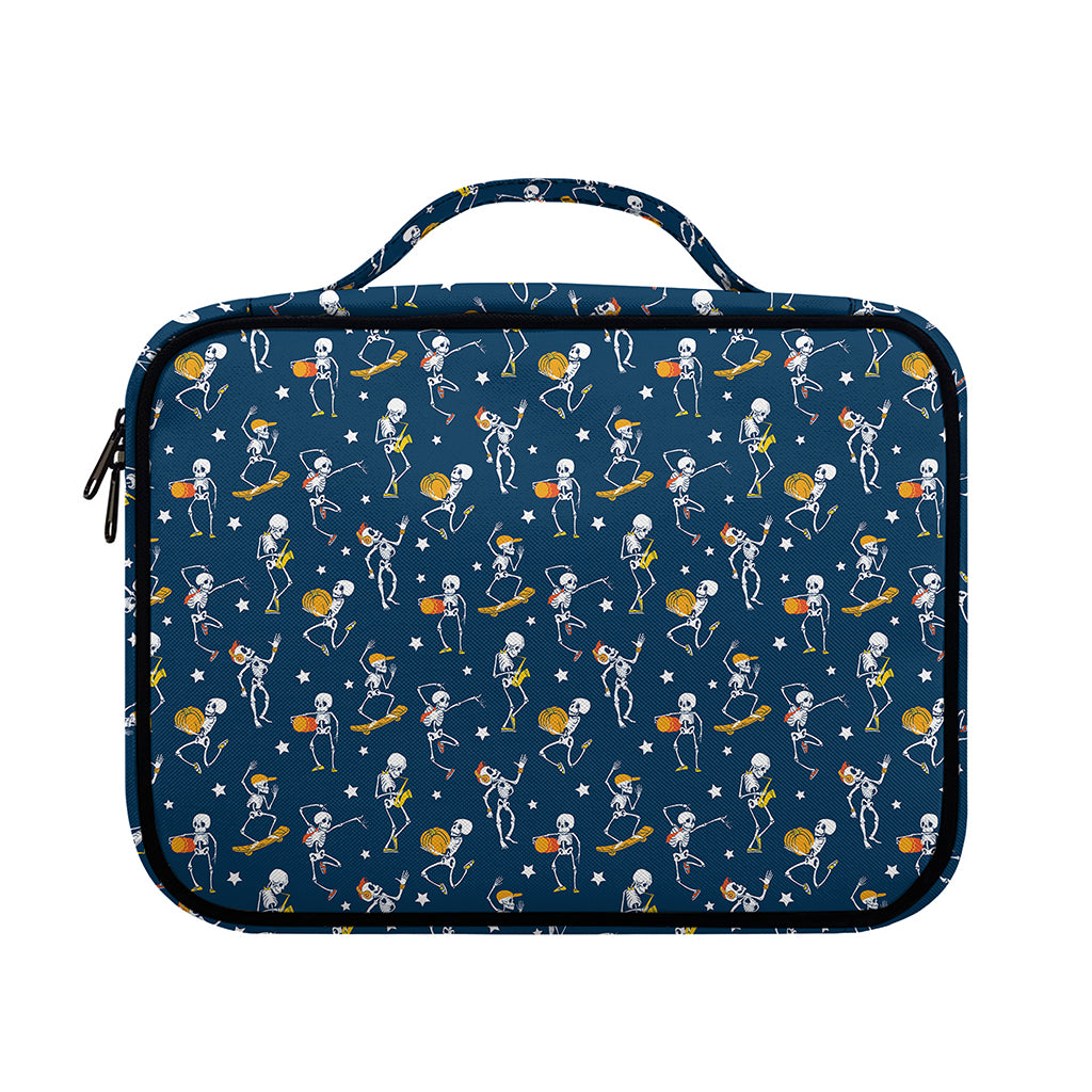 Funny Skeleton Party Pattern Print Briefcase Bible Bag
