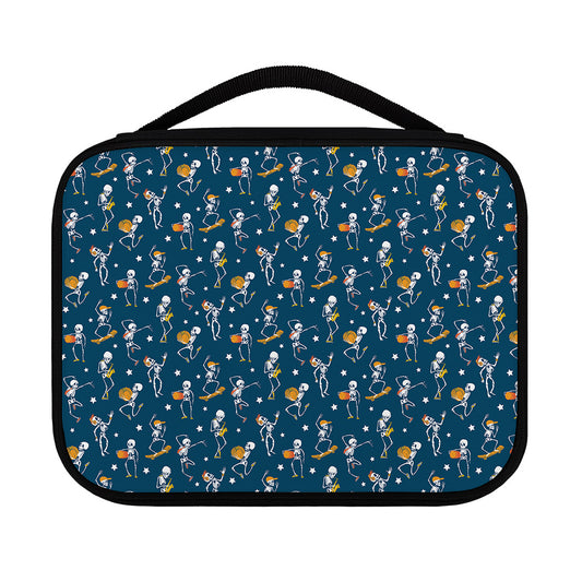 Funny Skeleton Party Pattern Print Classic Bible Case