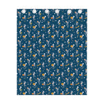 Funny Skeleton Party Pattern Print Curtain