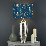 Funny Skeleton Party Pattern Print Drum Lamp Shade