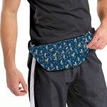 Funny Skeleton Party Pattern Print Fanny Pack