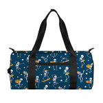 Funny Skeleton Party Pattern Print Gym Bag