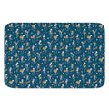 Funny Skeleton Party Pattern Print Indoor Door Mat