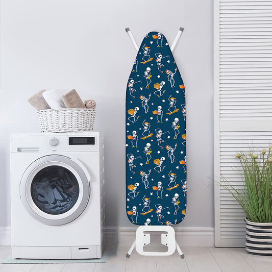 Funny Skeleton Party Pattern Print Ironing Board Cover