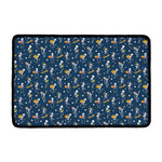 Funny Skeleton Party Pattern Print Kitchen Mat