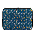 Funny Skeleton Party Pattern Print Laptop Sleeve