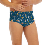 Funny Skeleton Party Pattern Print Men's Briefs