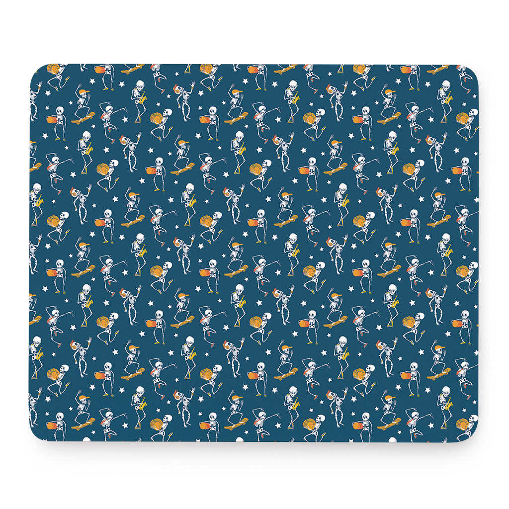 Funny Skeleton Party Pattern Print Mouse Pad