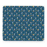 Funny Skeleton Party Pattern Print Mouse Pad