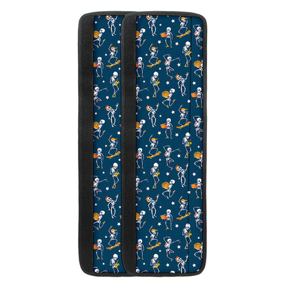 Funny Skeleton Party Pattern Print Refrigerator Handle Covers