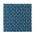 Funny Skeleton Party Pattern Print Silk Bandana