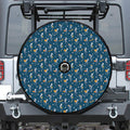 Funny Skeleton Party Pattern Print Tire Cover With Camera Hole