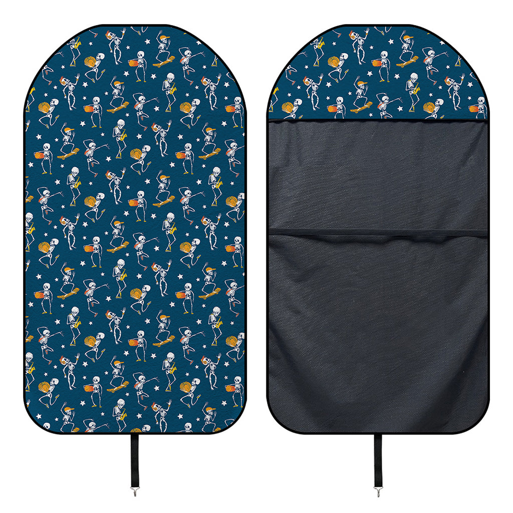 Funny Skeleton Party Pattern Print Waterproof Car Seat Cover
