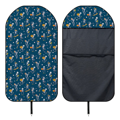 Funny Skeleton Party Pattern Print Waterproof Car Seat Cover