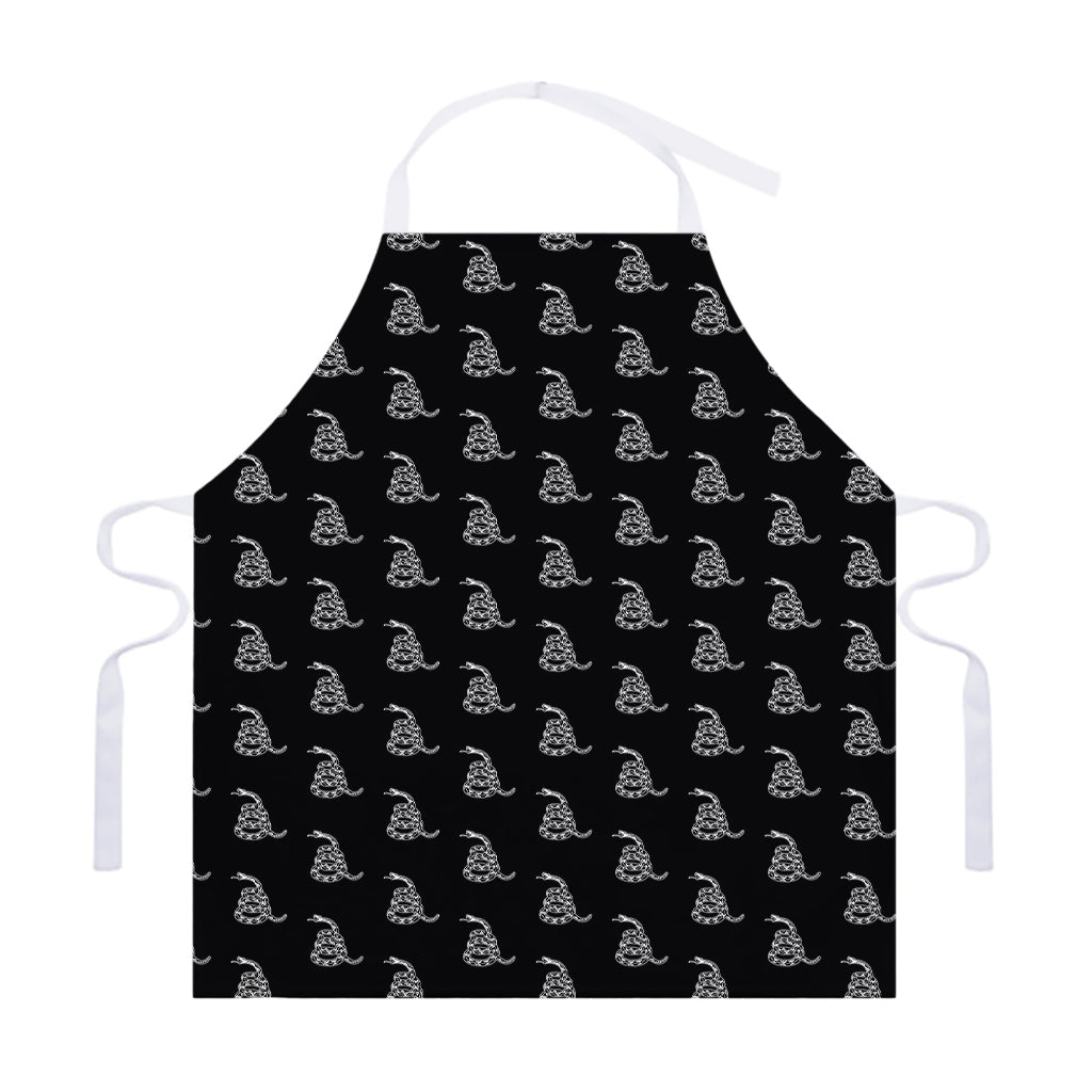 Gadsden Flag Pattern Print Adjustable Apron