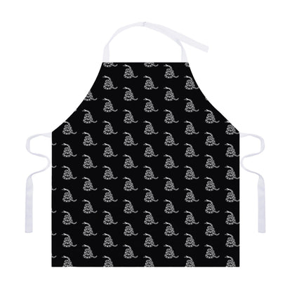 Gadsden Flag Pattern Print Adjustable Apron
