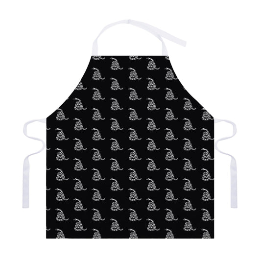 Gadsden Flag Pattern Print Adjustable Apron