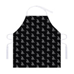 Gadsden Flag Pattern Print Adjustable Apron