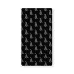 Gadsden Flag Pattern Print Baby Crib Sheet