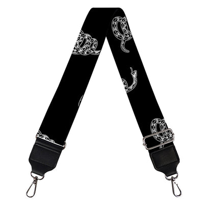 Gadsden Flag Pattern Print Bag Strap