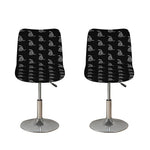 Gadsden Flag Pattern Print Bar Stool Covers