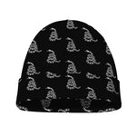 Gadsden Flag Pattern Print Beanie
