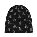 Gadsden Flag Pattern Print Beanie