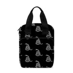 Gadsden Flag Pattern Print Bible Tote Bag