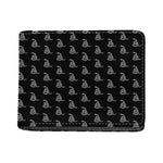 Gadsden Flag Pattern Print Bifold Wallet