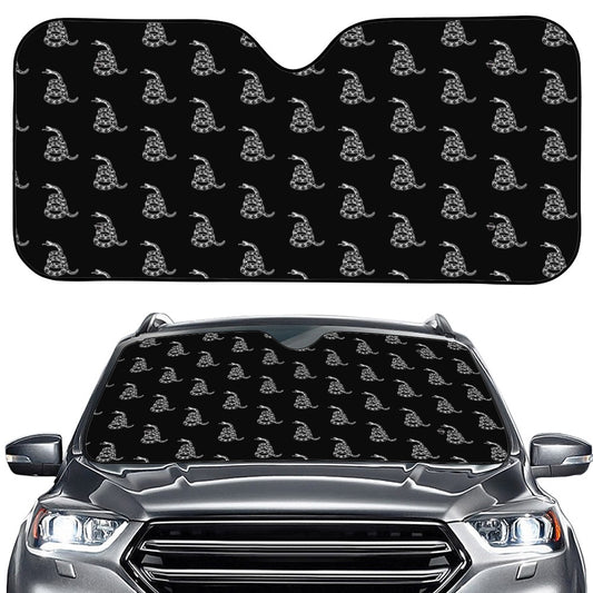 Gadsden Flag Pattern Print Car Windshield Sun Shade