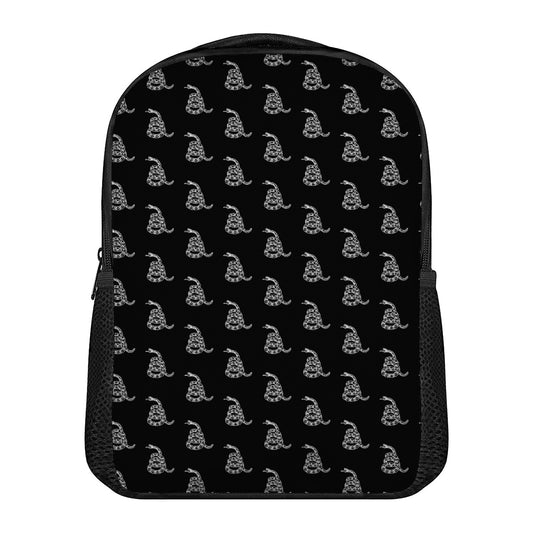 Gadsden Flag Pattern Print Casual Backpack
