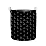 Gadsden Flag Pattern Print Collapsible Laundry Basket