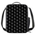 Gadsden Flag Pattern Print Crossbody Lunch Bag