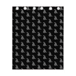 Gadsden Flag Pattern Print Curtain