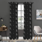 Gadsden Flag Pattern Print Curtain
